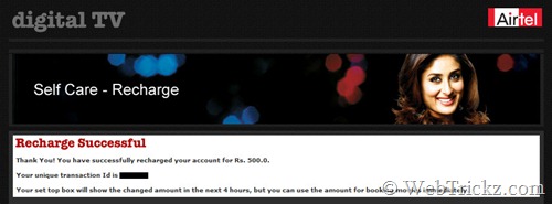 Airtel digital tv_recharge