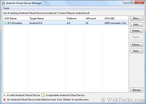 AVD Manager