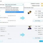 Merge duplicate contacts