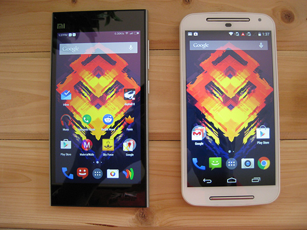 moto g 2nd generation vs xiaomi mi3