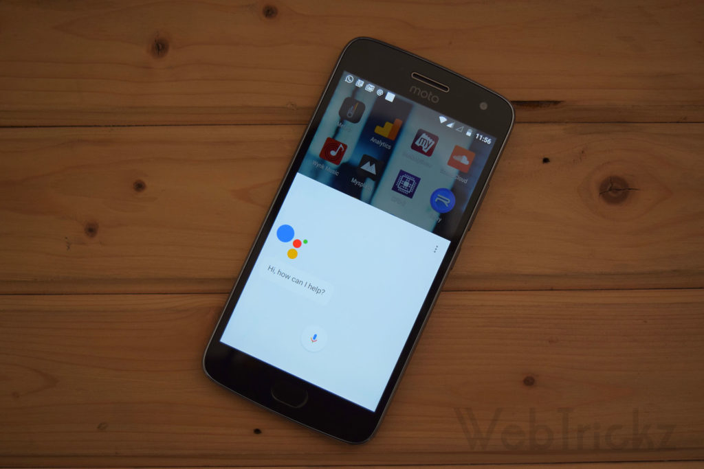 Google Assistant on Moto G5 Plus
