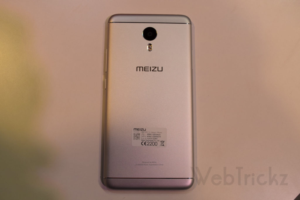 meizu m3 note metal body design