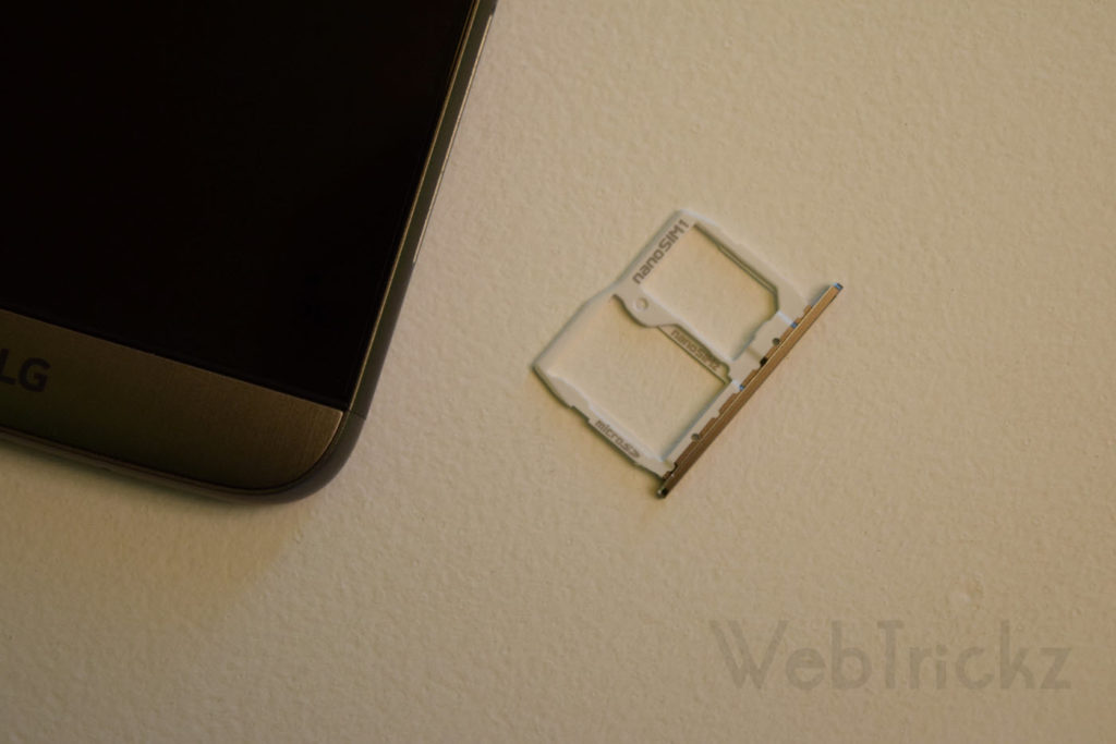 Hybrid SIM tray on lg g5
