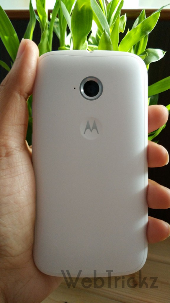 Moto E (2nd Gen) back design