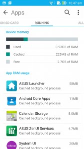 zenfone 2 deluxe free RAM