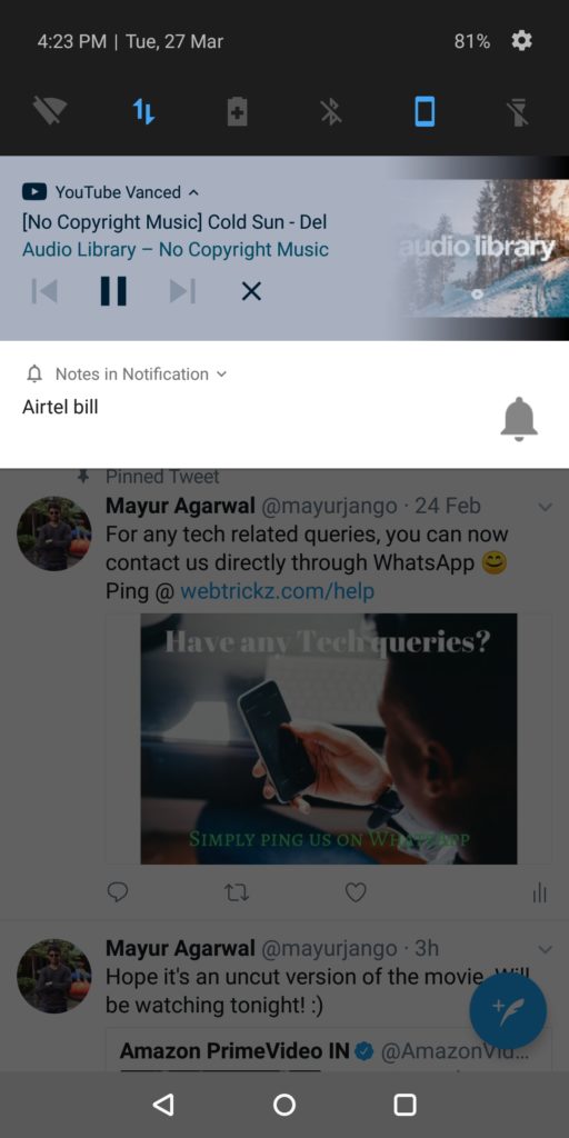 youtube android background playback