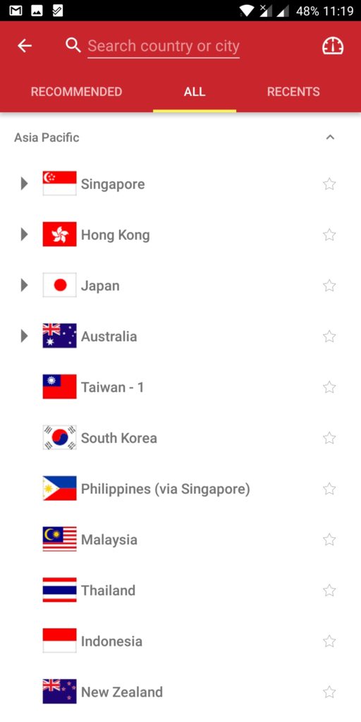 Express VPN for Android