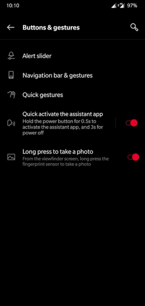 Quick activate the assistant app