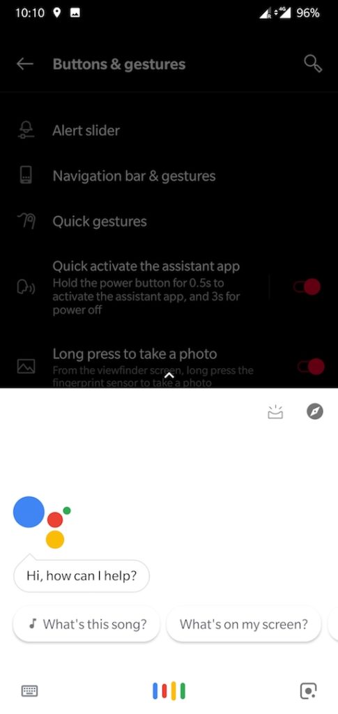 google assistant oneplus