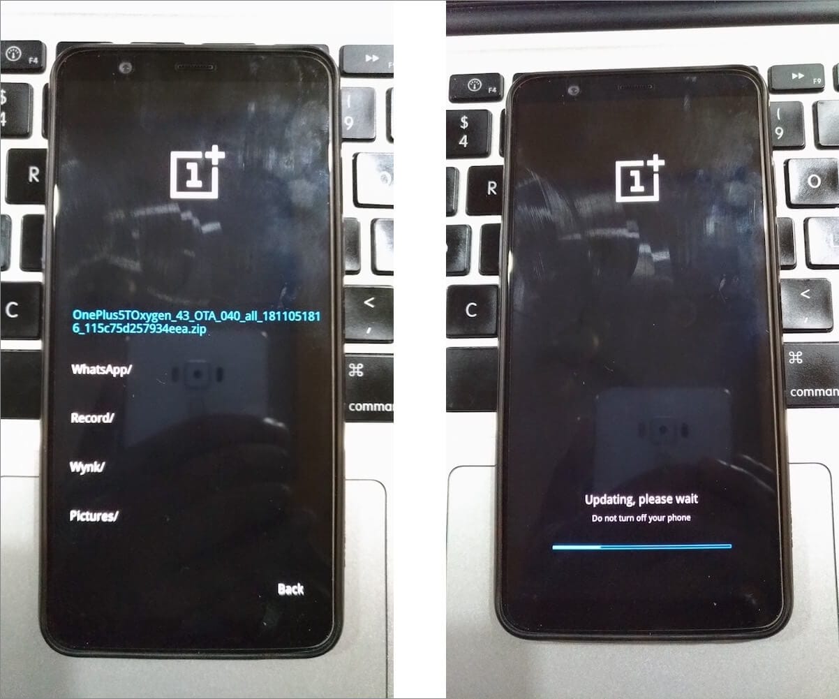 flashing rom on oneplus phones