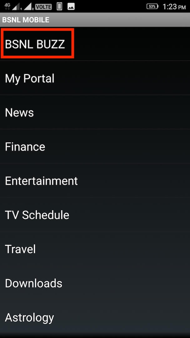 bsnl buzz option