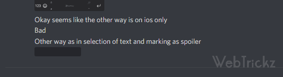 Spoiler Discord PC