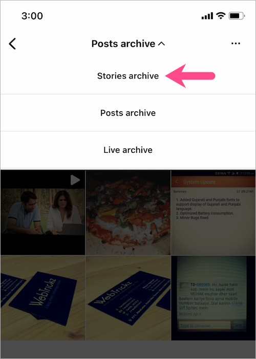 where are memories on instagram