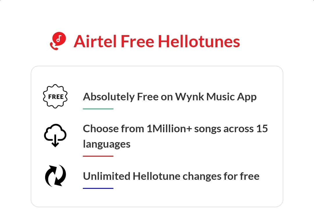 free hello tunes airtel wynk music