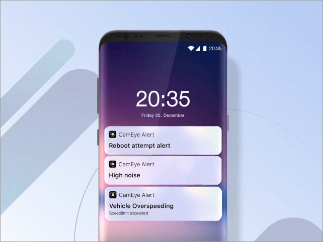 kent cameye realtime alerts