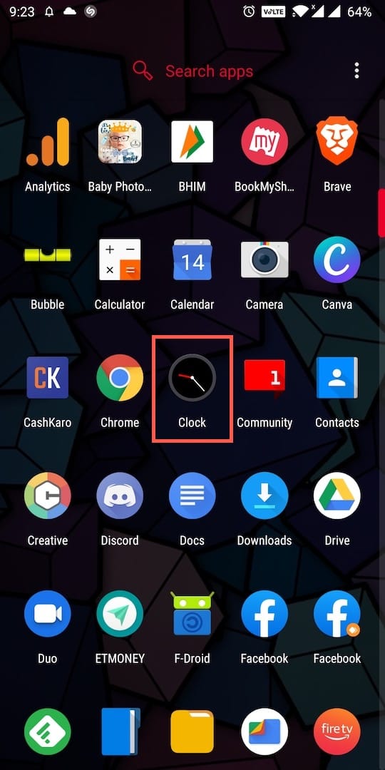 oneplus app drawer