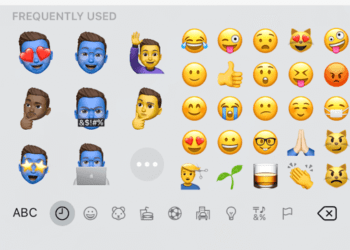 frequently used memoji in ios