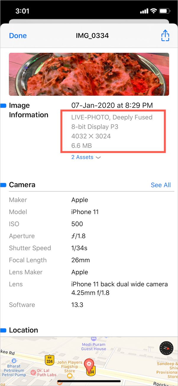 find deep fusion photos in ios 13 on iphone