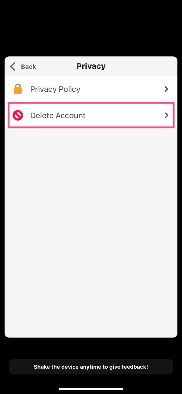 how to delete houseparty account on iphone