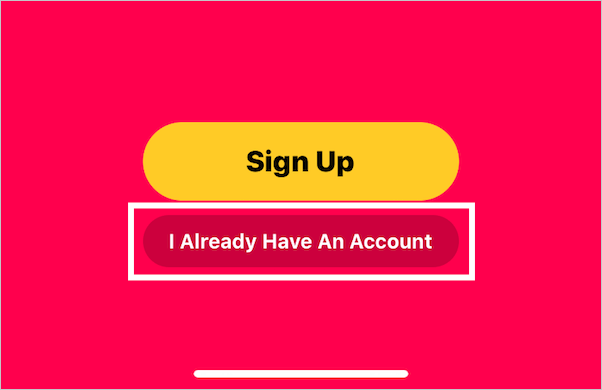I already have an account