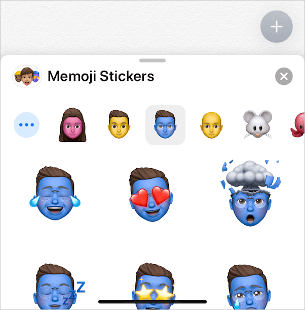 memoji stickers in ios 13 on iphone 11