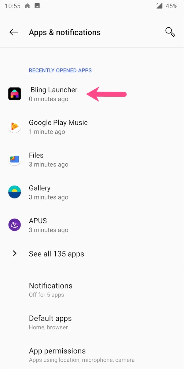 all apps on android
