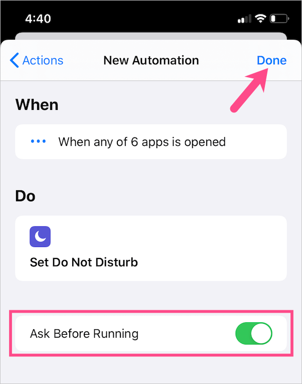 How to Disable Notifications While playing games on iPhone