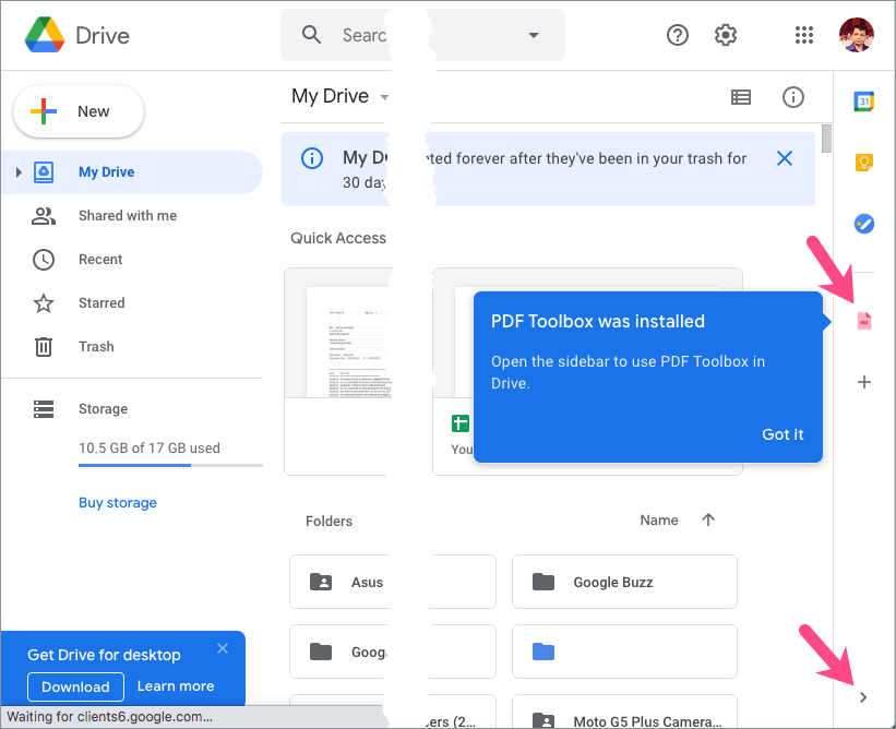 pdf toolbox addon in google drive