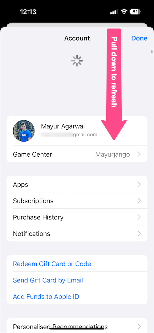 how to manually update apps on an iphone