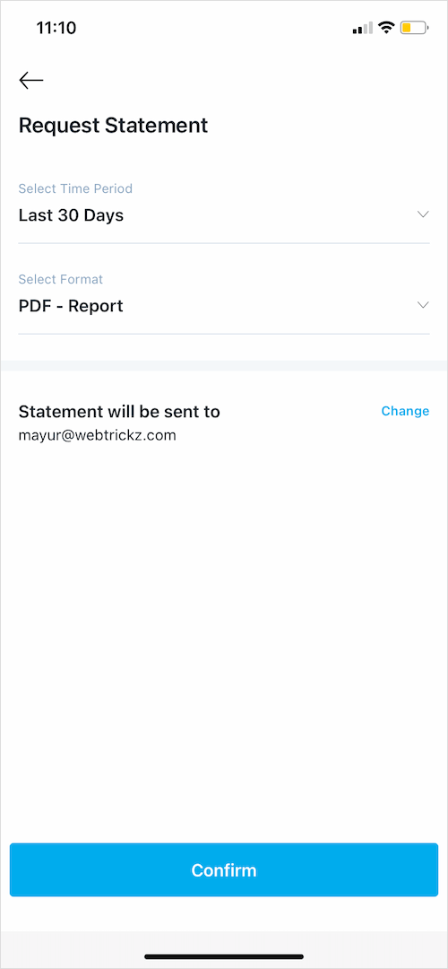 download Paytm Fastag transaction statement
