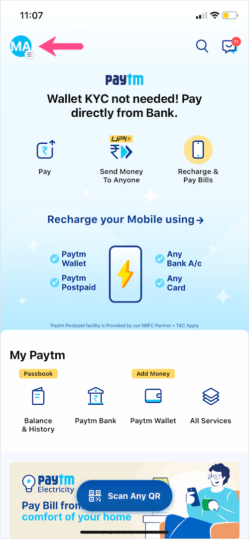 paytm app for iPhone
