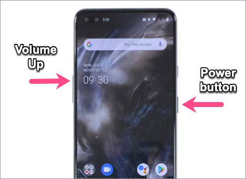 how to turn off OnePlus Nord phone