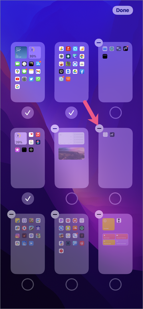 how to delete Home Screen pages in iOS 15 on iPhone