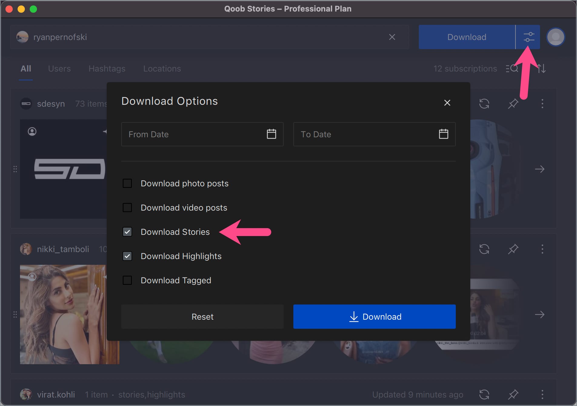how to download stories anonymously from Instagram on computer 