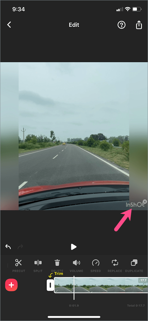 how to remove InShot watermark on iPhone