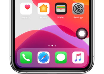 assistive touch button on iPhone