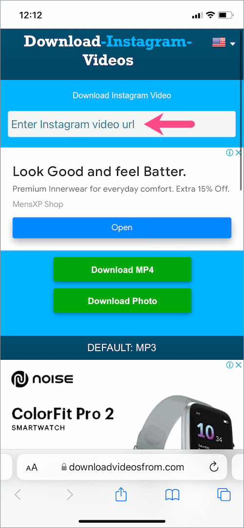 download instagram reels audio by link