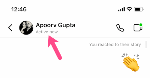 How to know if someone is online on instagram