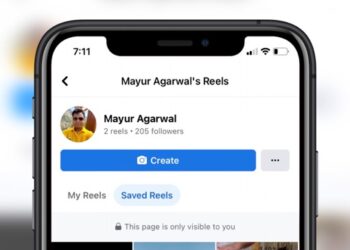 Facebook saved reels