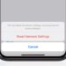 reset network settings on iPhone