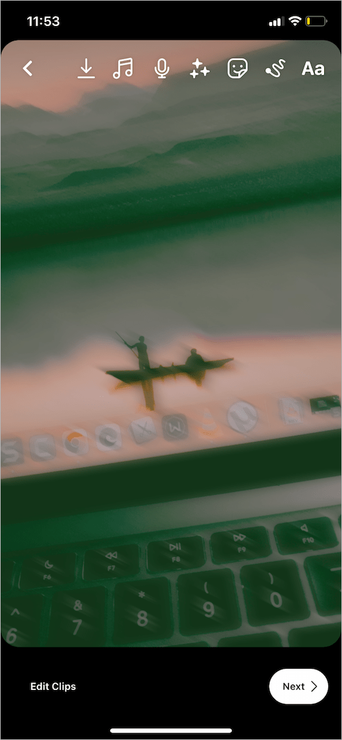 edit instagram reels