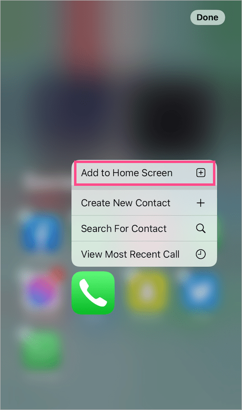 put phone app back on your iPhone Home Screen
