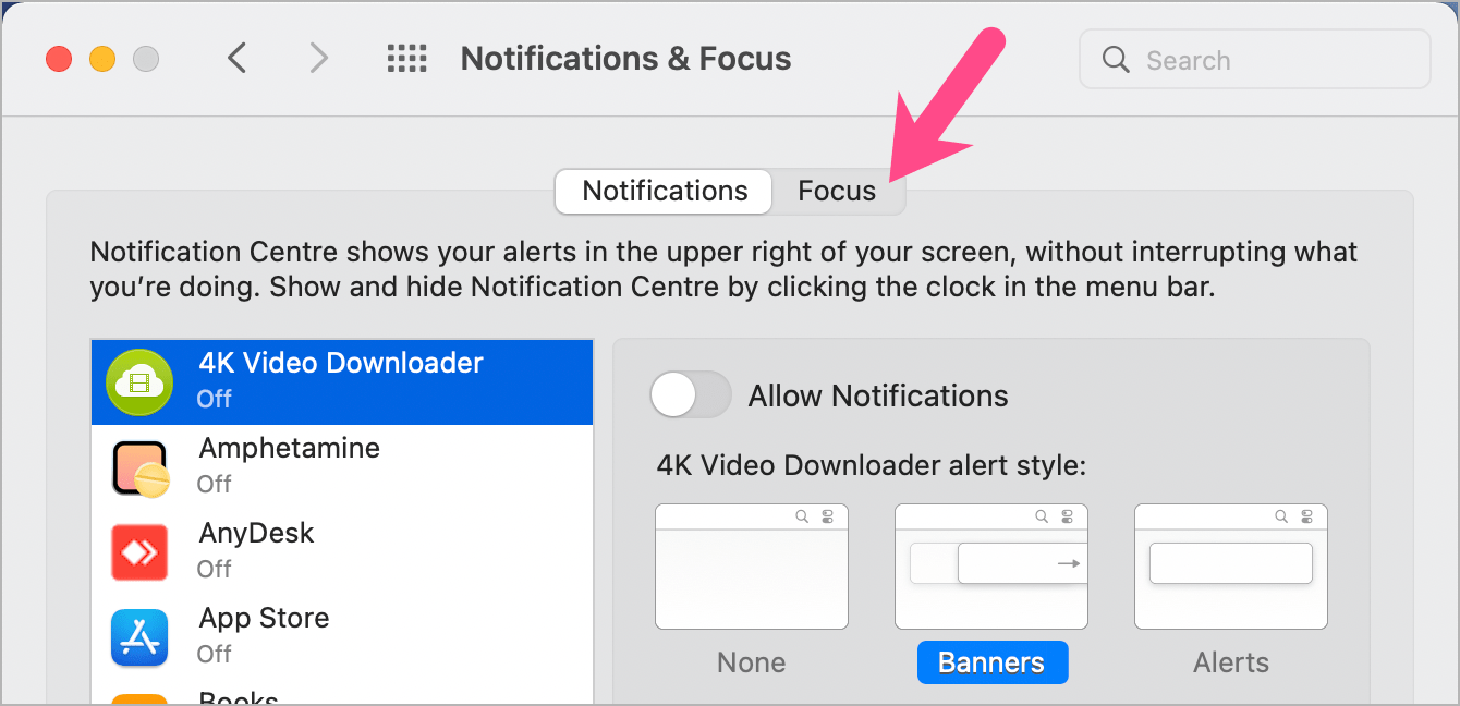 focus on macos monterey