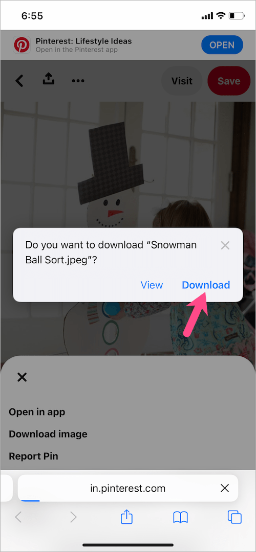 how to download pictures from pinterest on iphone 2021