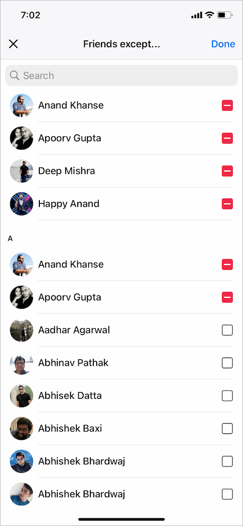 how to hide a reel from specific people on facebook