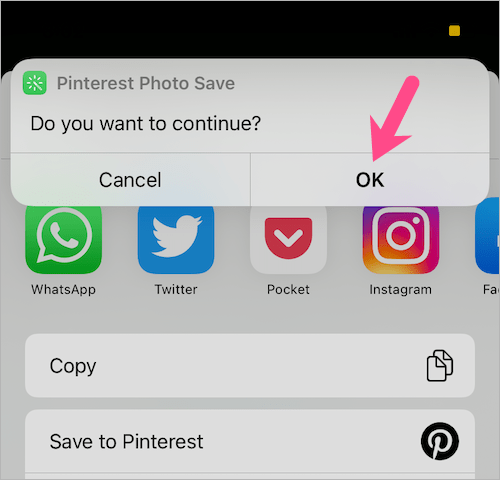 run shortcut ios