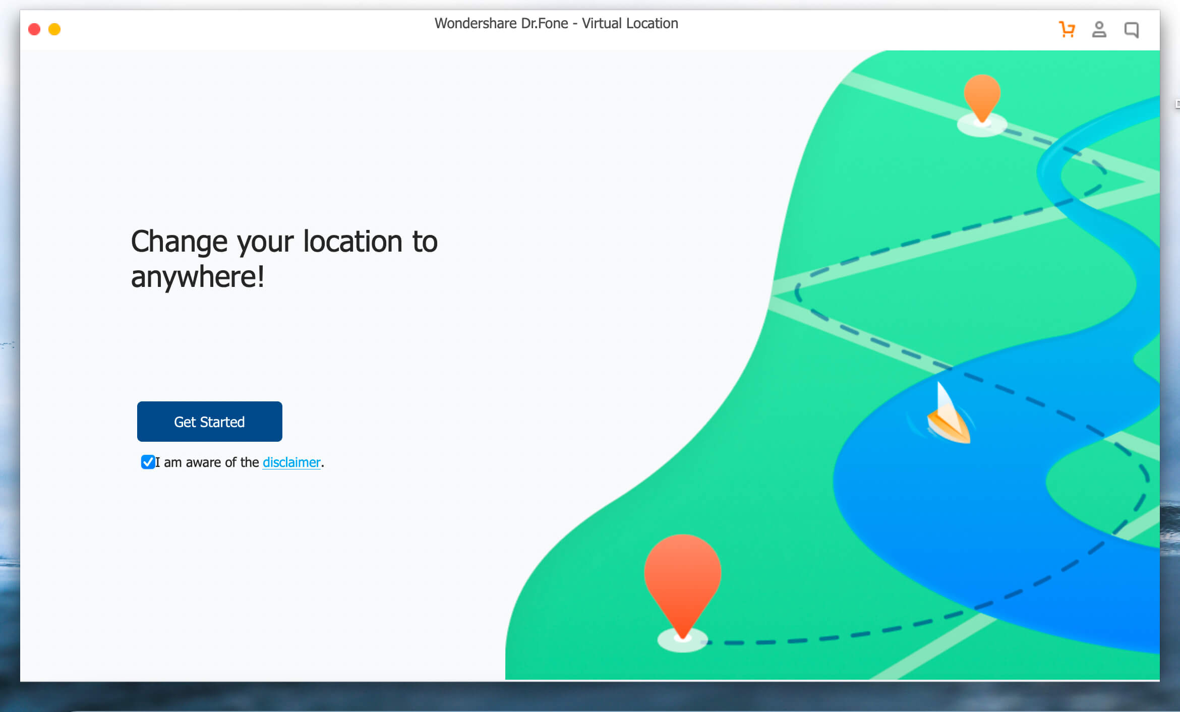 change location to anywhere on iphone