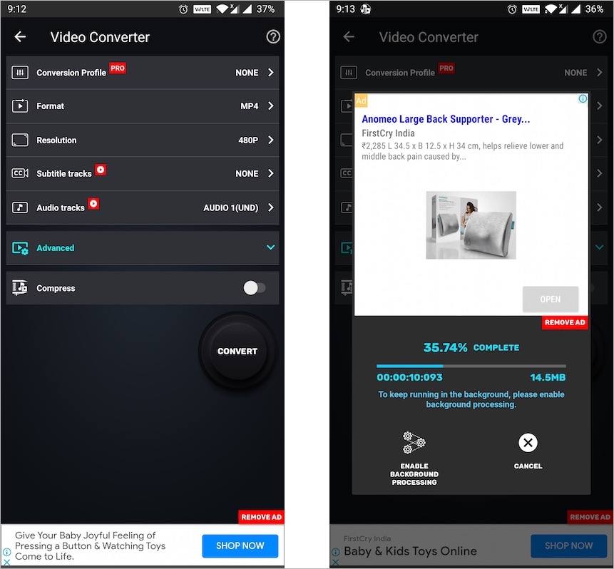 free flv to mp4 converter for android