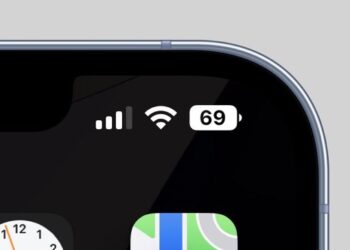 battery percentage on iphone 14 status bar
