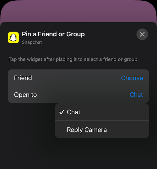 how to get snapchat widget on iphone lock screen